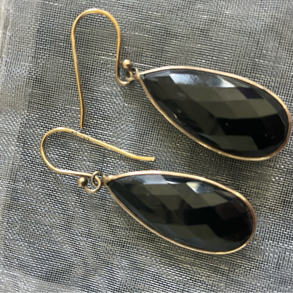 Black Onyx earrings.